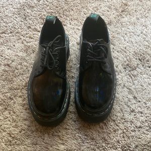 Platform Rainbow Patent Doc Martens